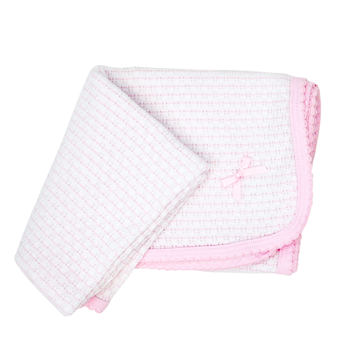 Paty Knit Blanket, Pima Binding #307J