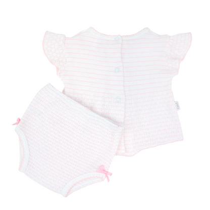 Paty Knit, 2 PC Diaper Set (Pinstripe) #331