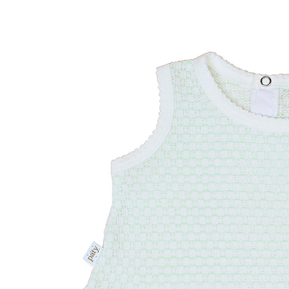 Paty Knit, 2 PC Sleeveless Diaper Set With And Without Bow