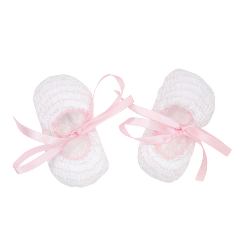 Paty Knit Pinstripe Slippers #356
