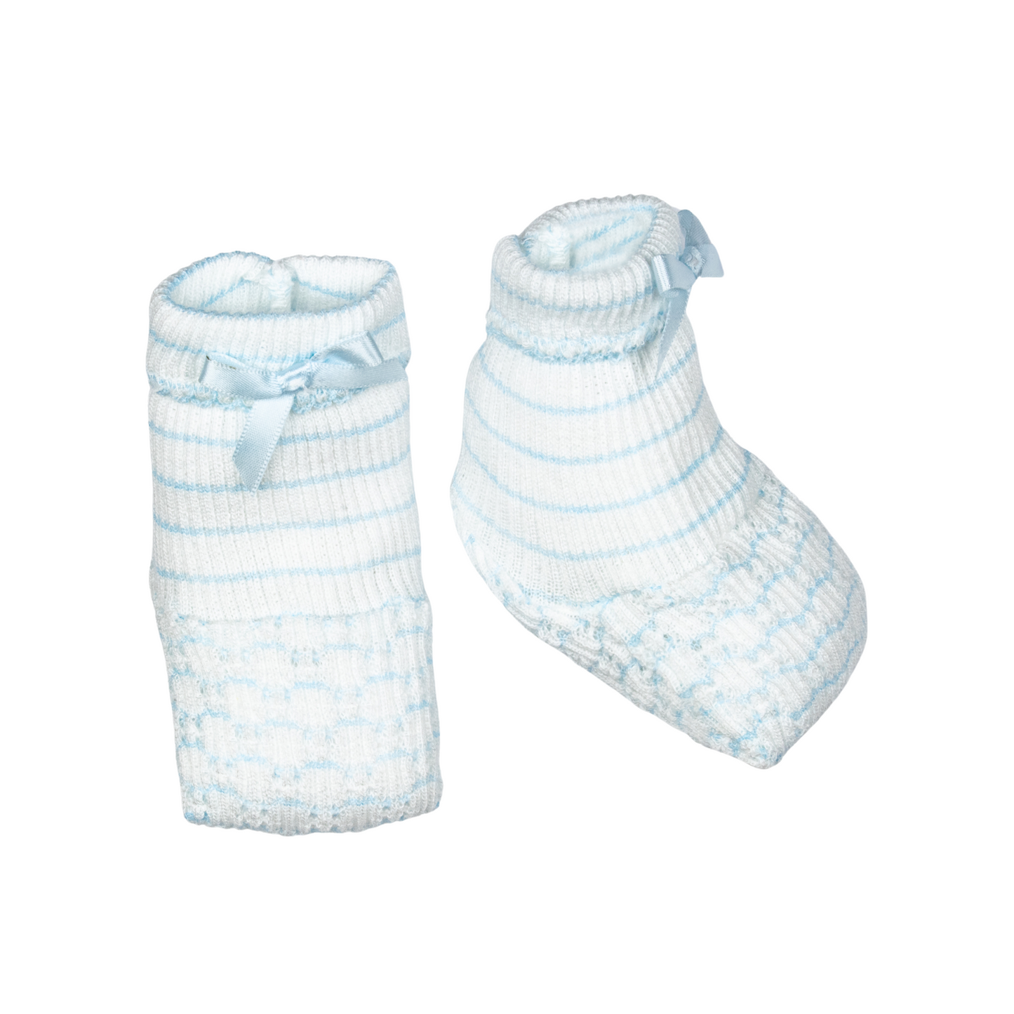 Paty Knit Booties (Pinstripe) #358