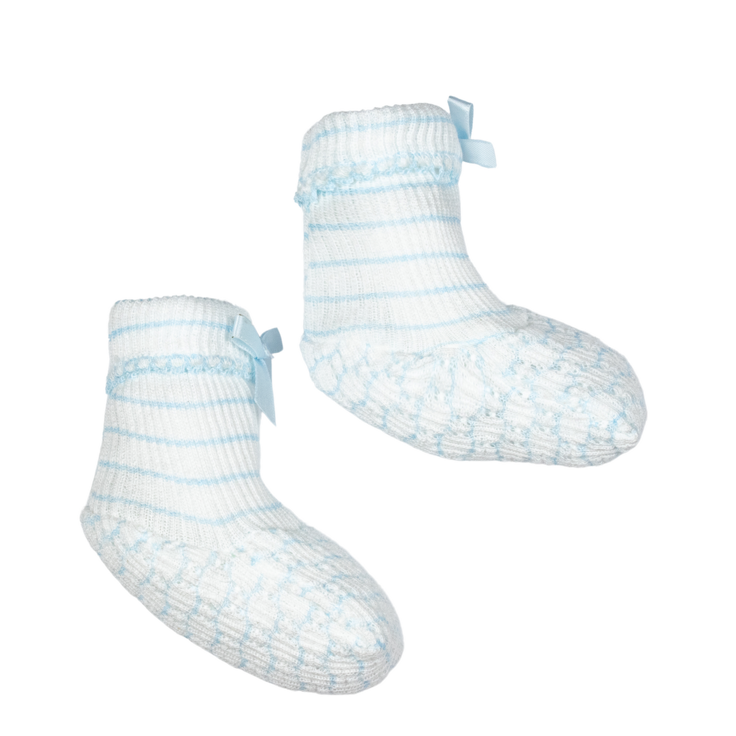 Paty Knit Booties (Pinstripe) #358