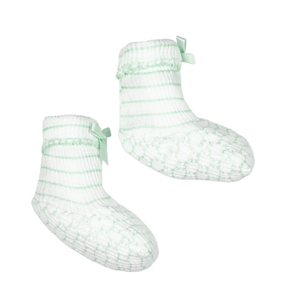Paty Knit Booties (Pinstripe) #358