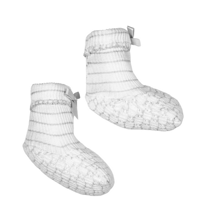 Paty Knit Booties (Pinstripe) #358