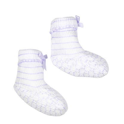 Paty Knit Booties (Pinstripe) #358