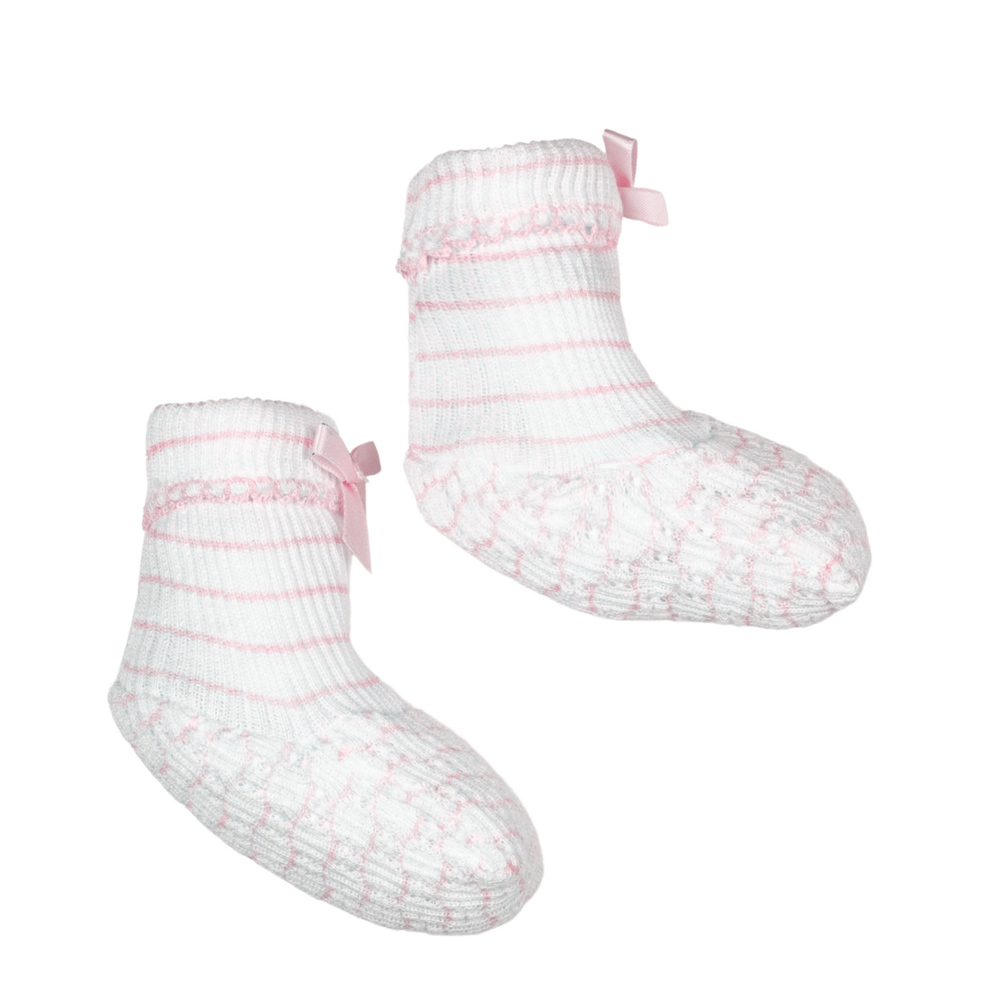 Paty Knit Booties (Pinstripe) #358