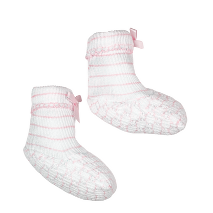 Paty Knit Booties (Pinstripe) #358