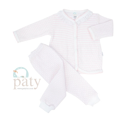 Paty Knit, Eyelet Legging Set #361LSE
