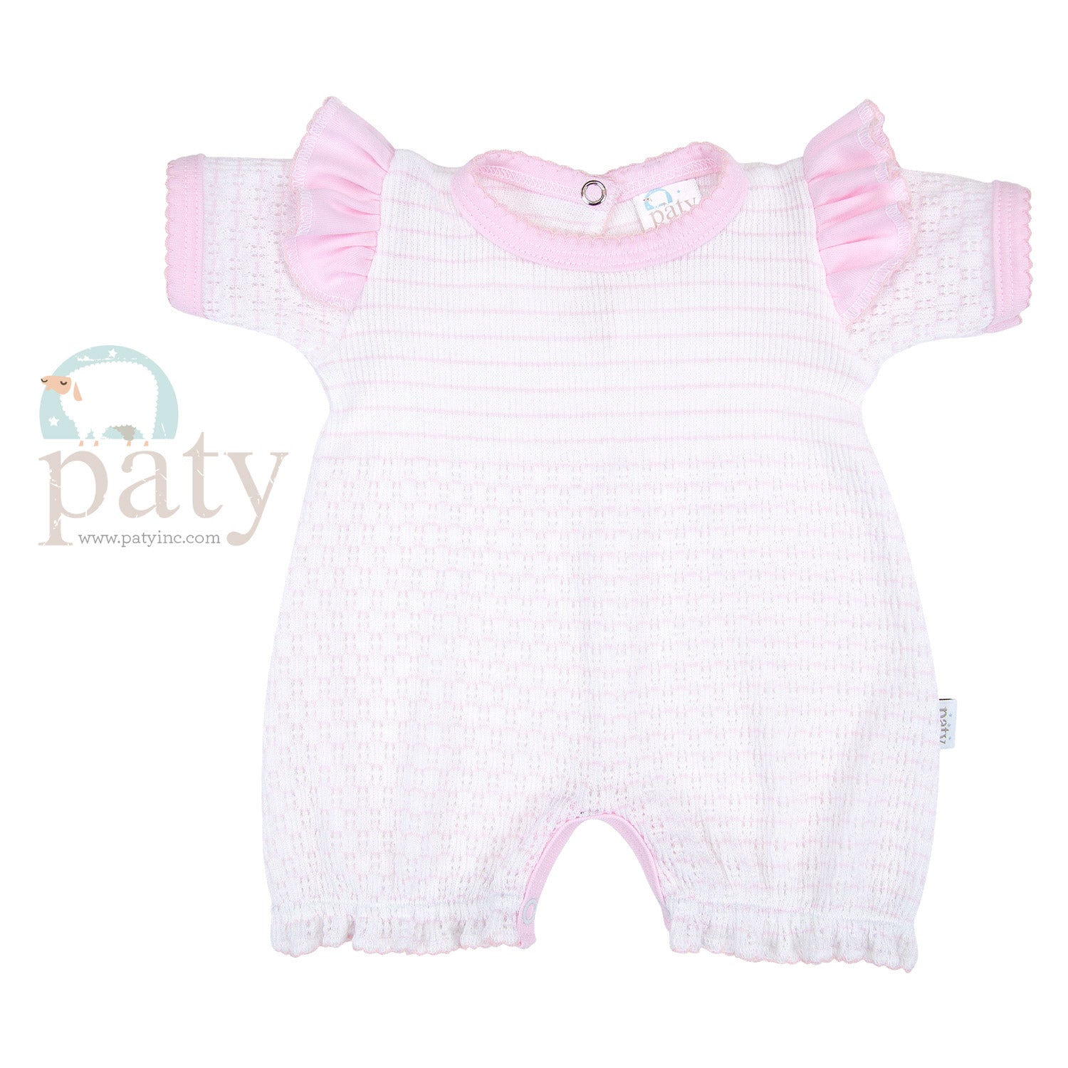 Pink with Pink Trim PS Angel Sleeve Bubble