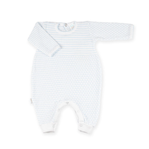PatyKnit™ Pinstripe Romper