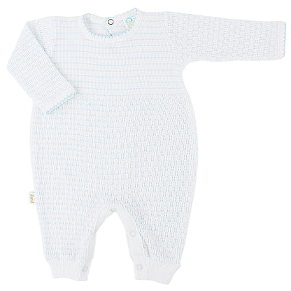 Paty Knit Pinstripe Romper