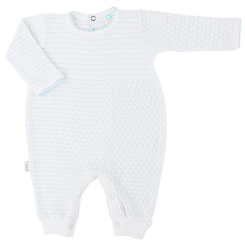 Paty Knit Pinstripe Romper