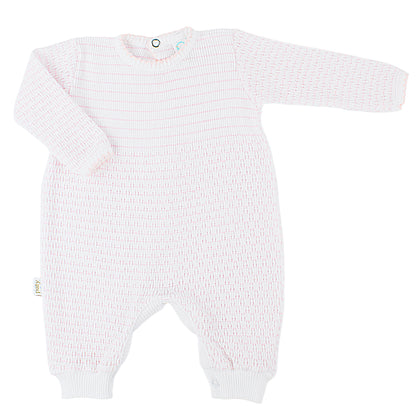 PatyKnit™ Pinstripe Romper