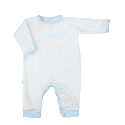 Paty Knit Romper with Pima Binding #366LSJ