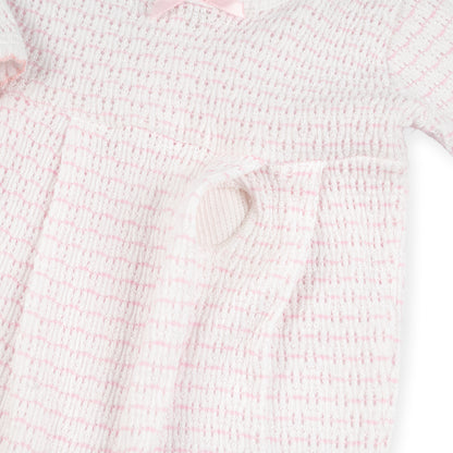 PatyPort™ Long Sleeve Pinstripe Romper
