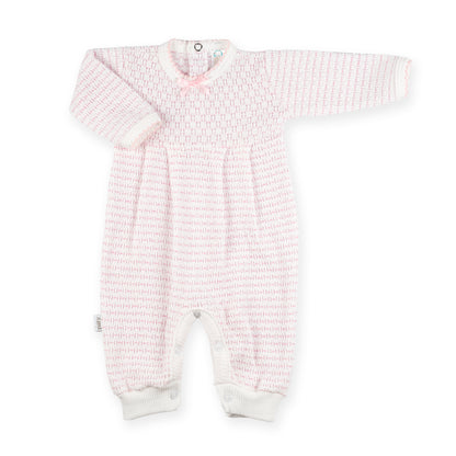 PatyPort™ Long Sleeve Pinstripe Romper