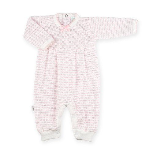 PatyPort™ Long Sleeve Pinstripe Romper