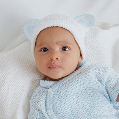 Paty Knit Bear Beanie #214