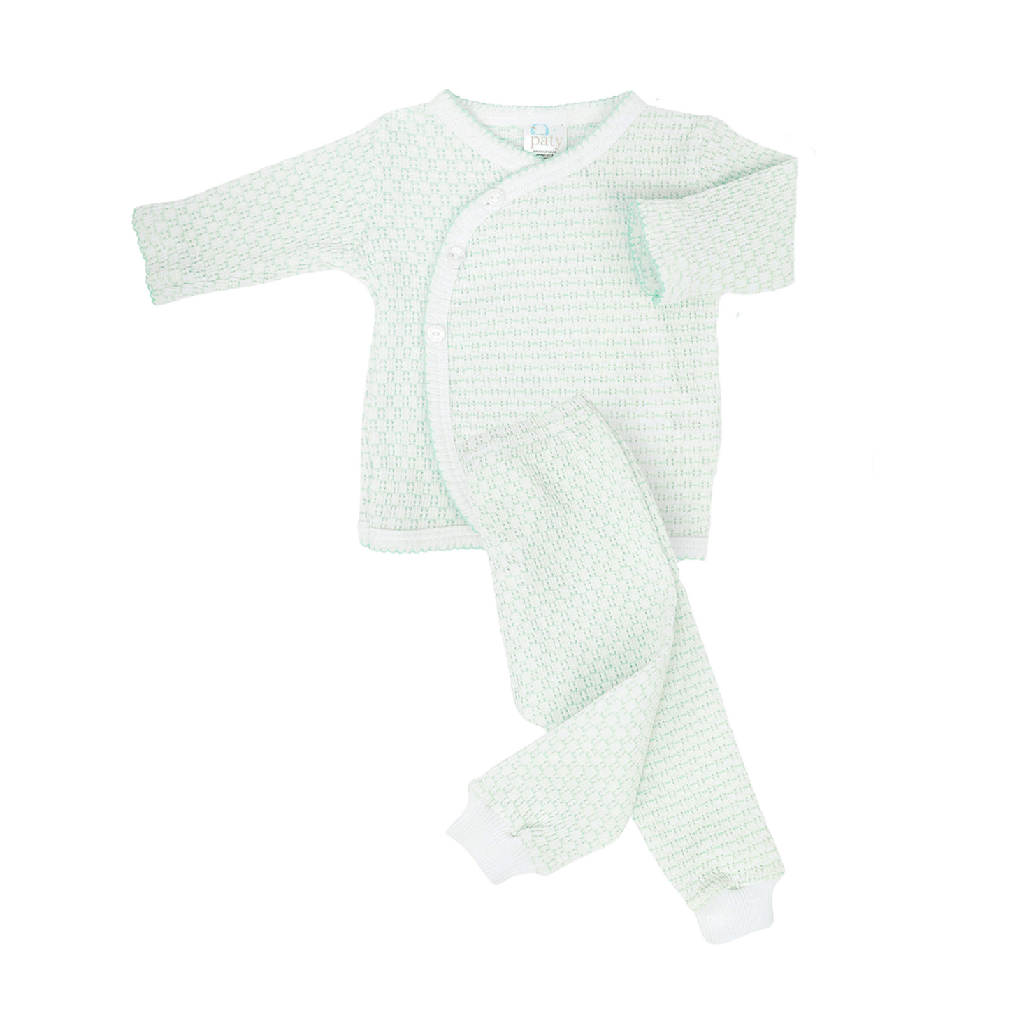 Paty Knit, 2 PC Kimono Set