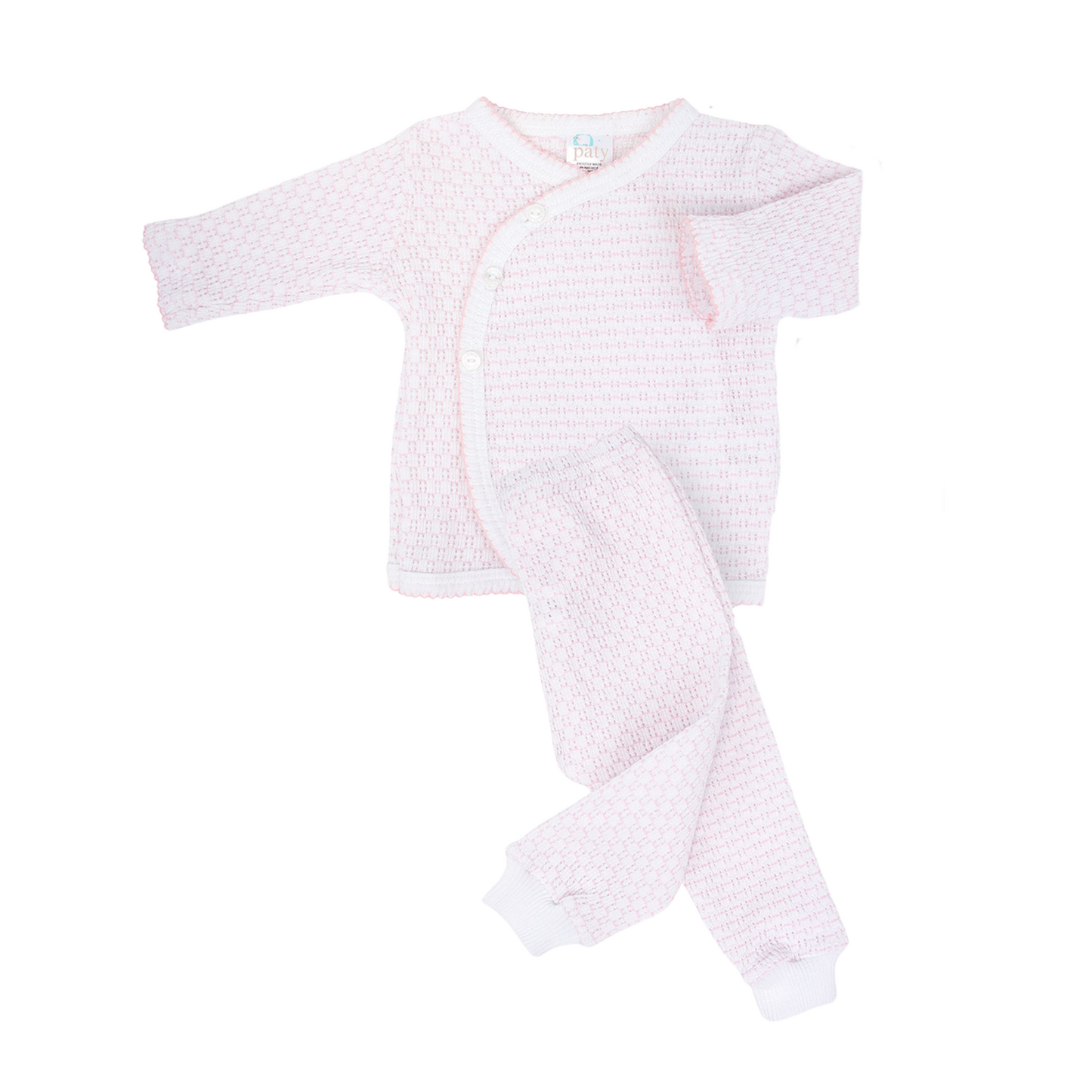 Paty Knit, 2 PC Kimono Set