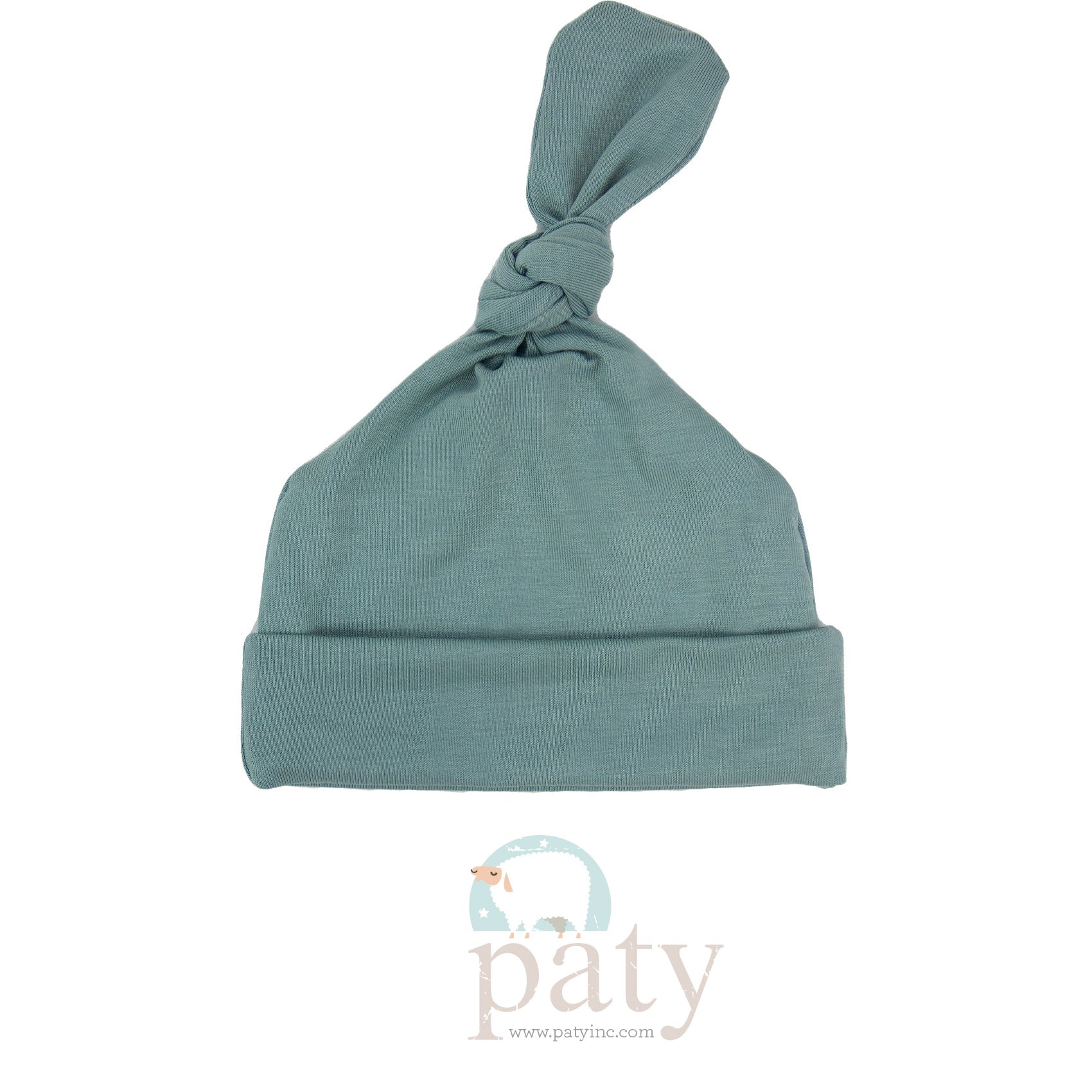Sage Bamboo Knotted Beanie