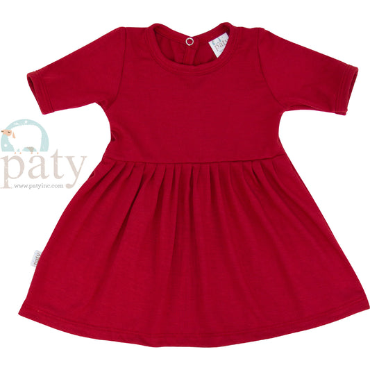 Paty Red Bamboo Dress