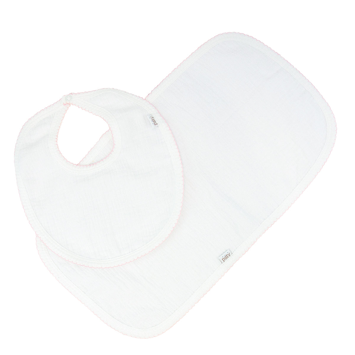 Paty, Double Gauze Bib / Burp Set #553