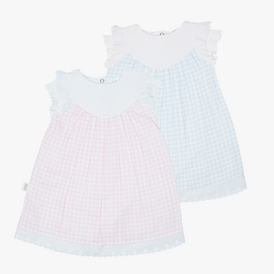 Paty Knit Gingham Dress #16024GHM