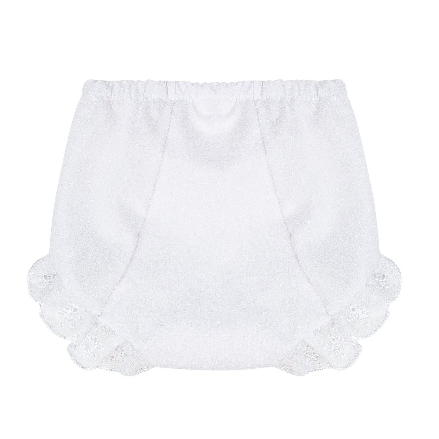 Double Seat Diaper Cover, Eyelet Trim