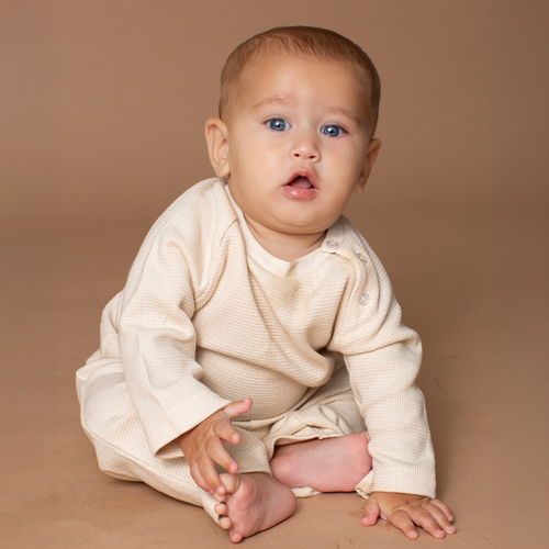 Boys Waffle Knit Lounge Set (Fall Holiday Collection 2025)