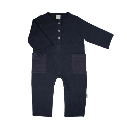 Boys Waffle Romper (Fall Holiday Collection 2025)