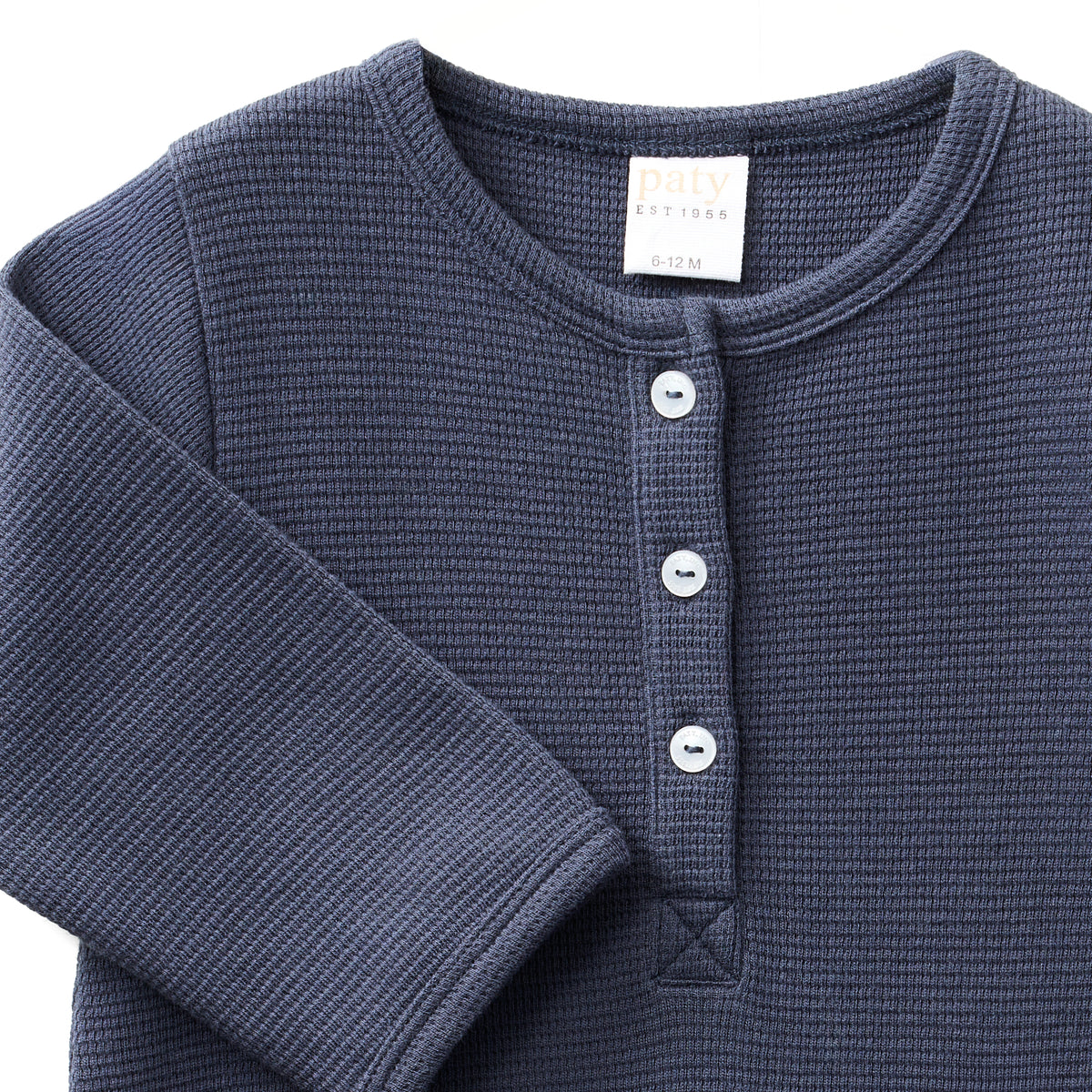 Organic Cotton Waffle Knit Romper