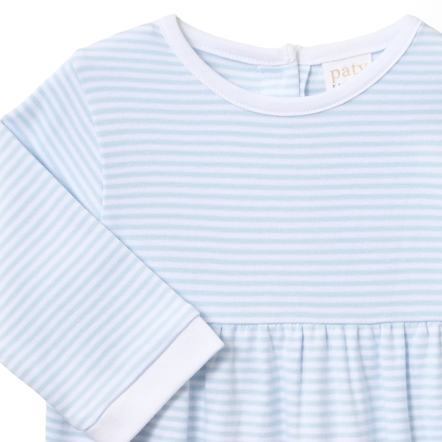 Paty Organic Cotton Striped Romper