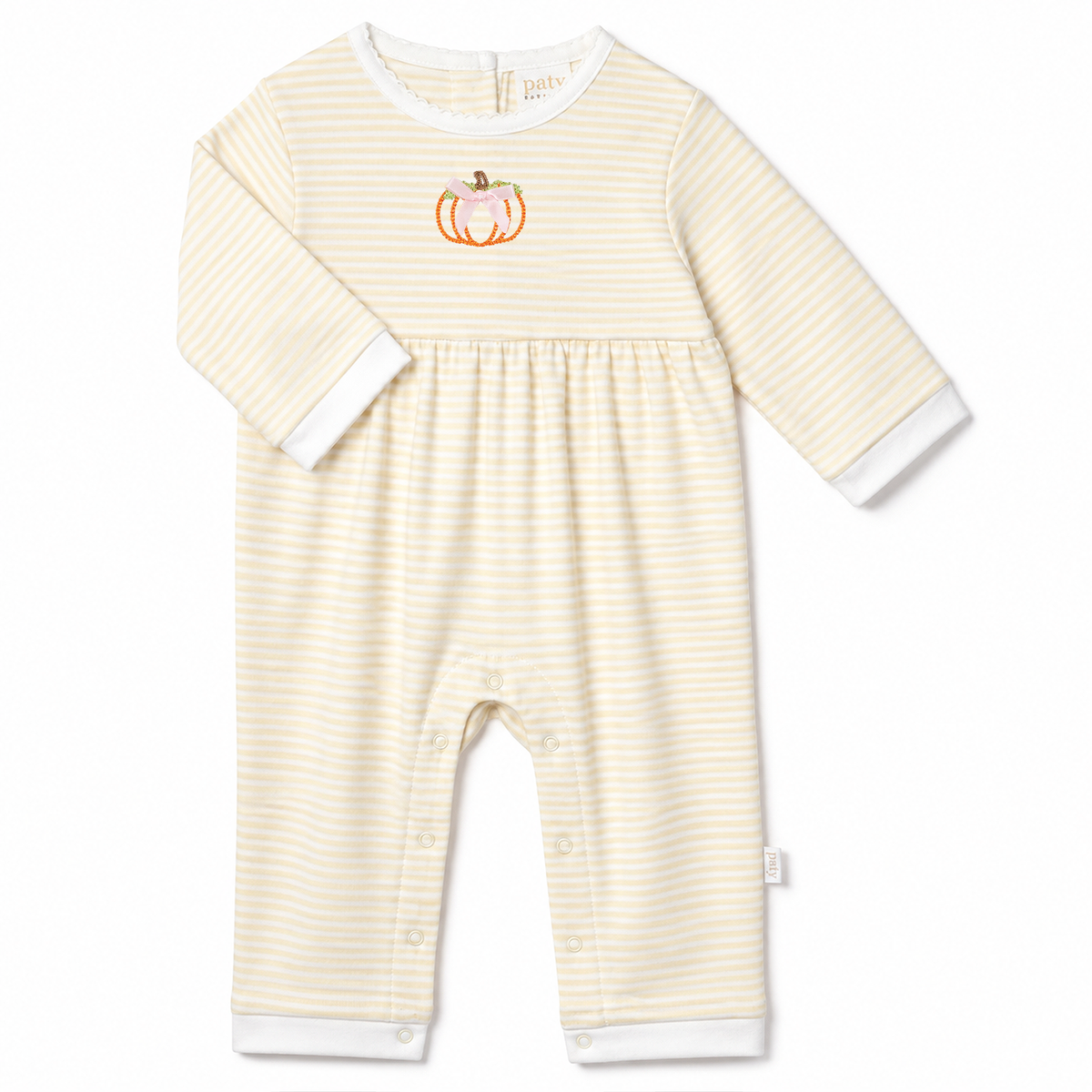 Paty Organic Cotton Striped Romper