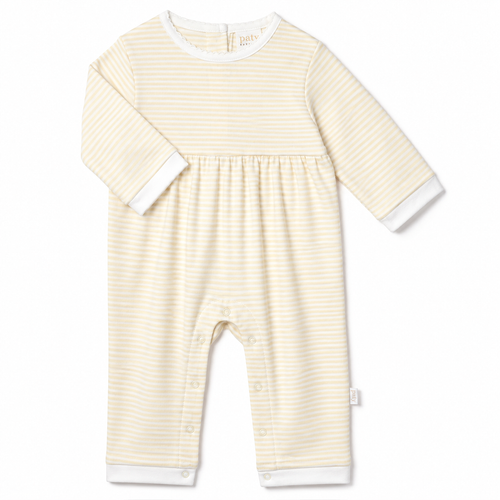 Paty Organic Cotton Striped Romper