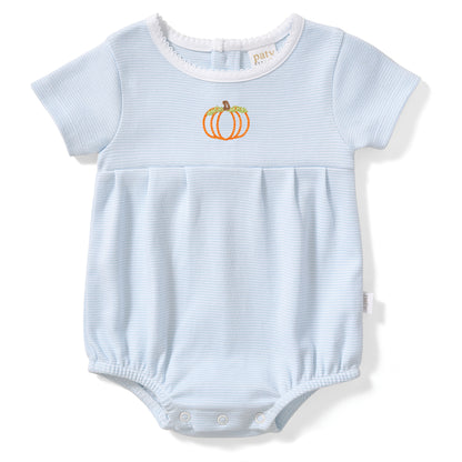 Paty Organic Cotton Bubble with Picot Trim and Pleated Front
