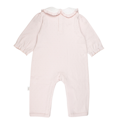 Girls Pointelle Knit Romper (Fall Holiday Collection 2025)