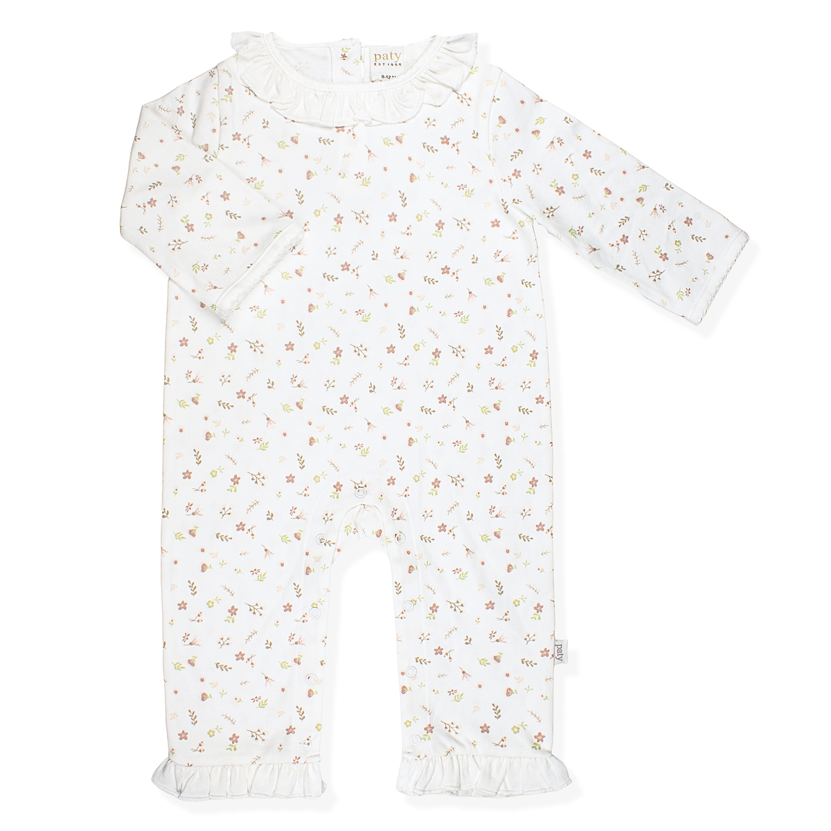 Girls Ruffle Collar Romper
