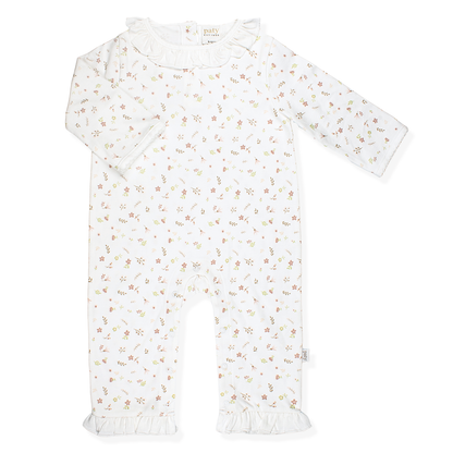 Girls Ruffle Collar Romper