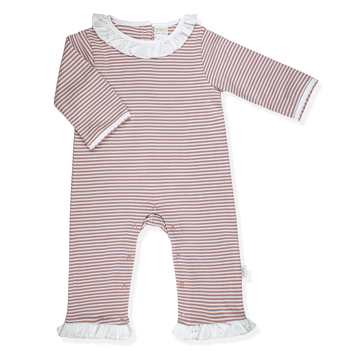Girls Ruffle Collar Romper