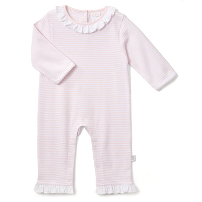 Girls Ruffle Collar Romper