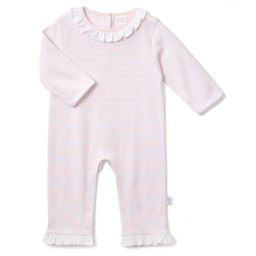 Girls Ruffle Collar Romper