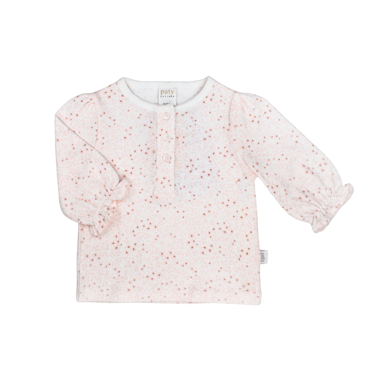 Girls Pointelle Knit Top (Fall Holiday Collection 2025)