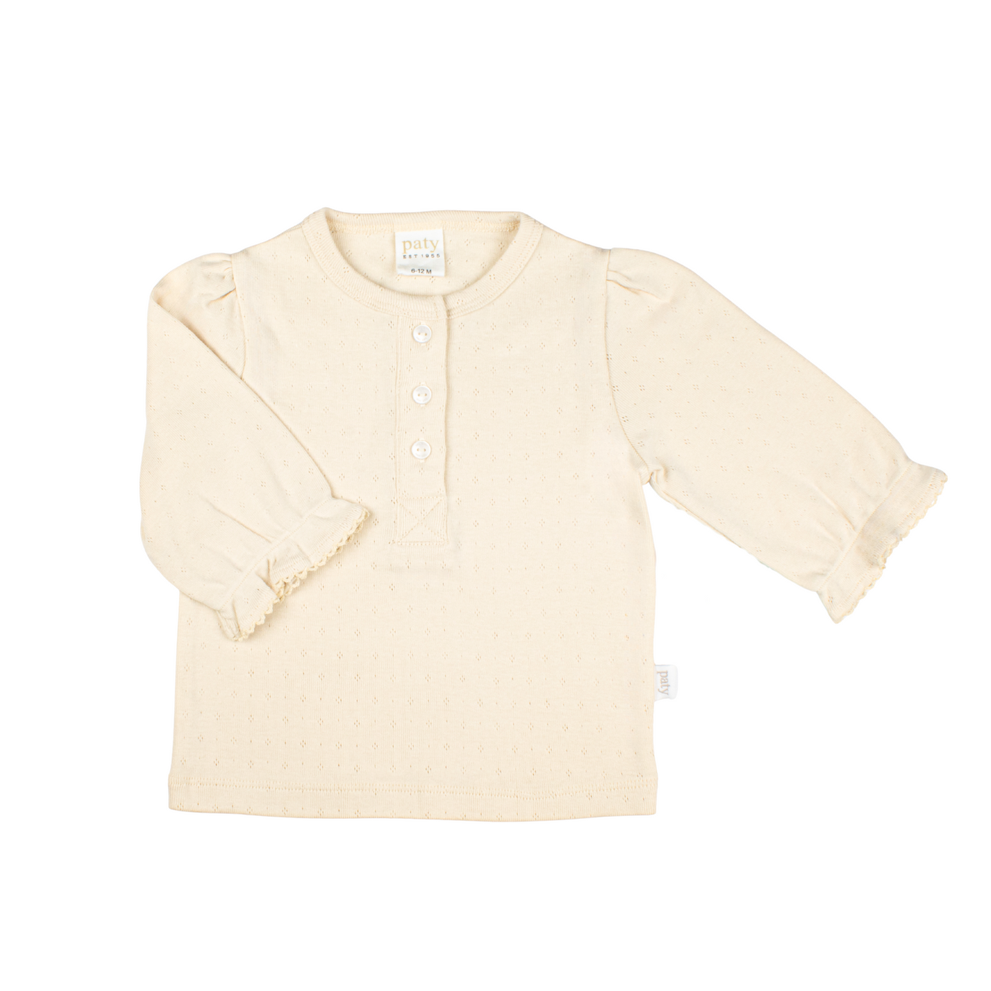 Girls Pointelle Knit Top (Fall Holiday Collection 2025)