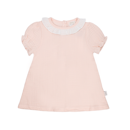 Girls Muslin Ruffle Dress