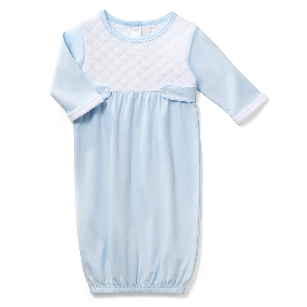 Paty Organic Cotton Jacquard Interlock Gown