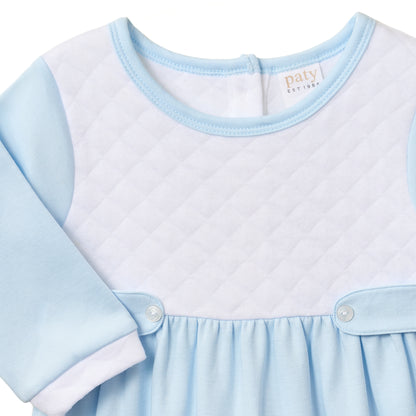 Paty Organic Cotton Quilted Interlock Romper