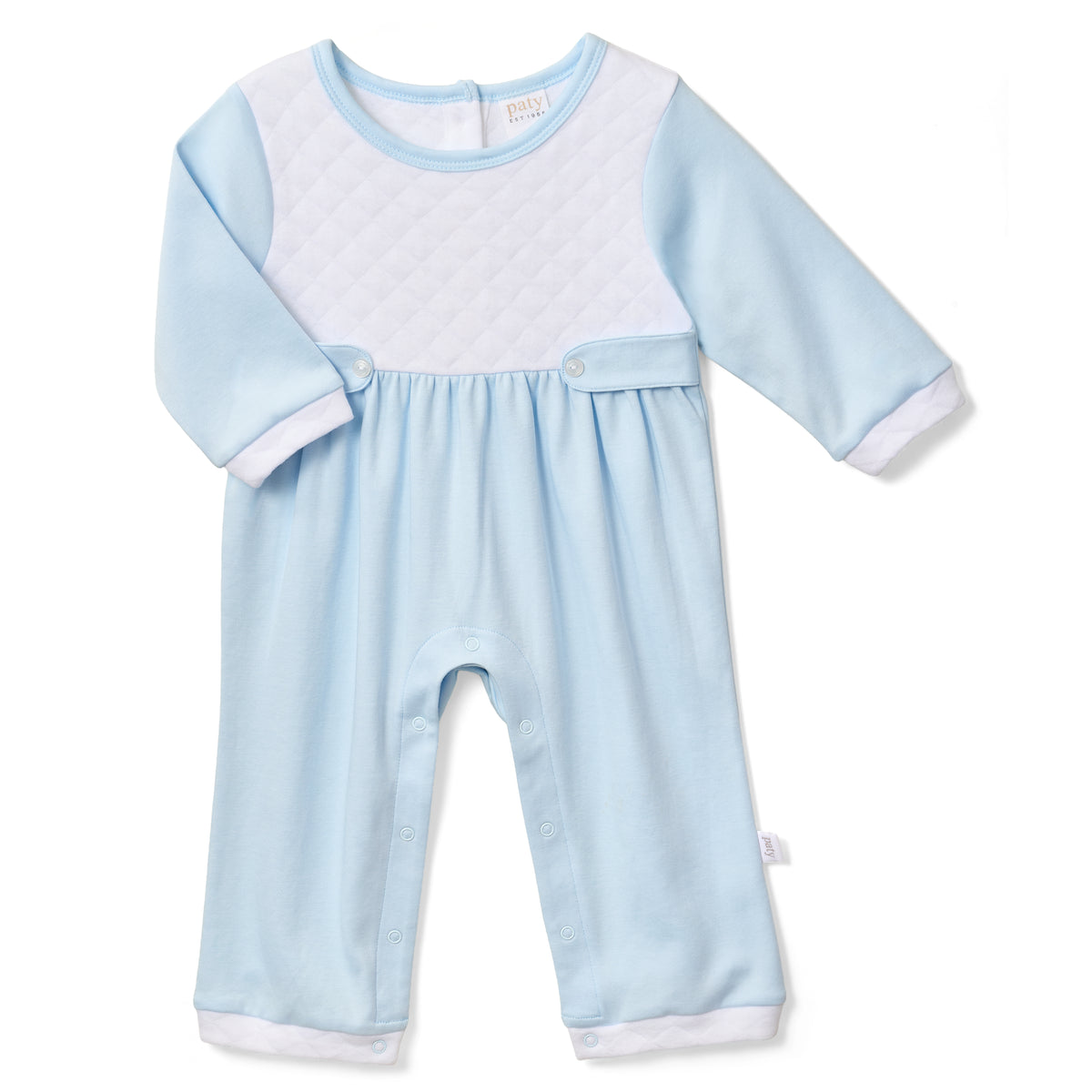 Paty Organic Cotton Quilted Interlock Romper