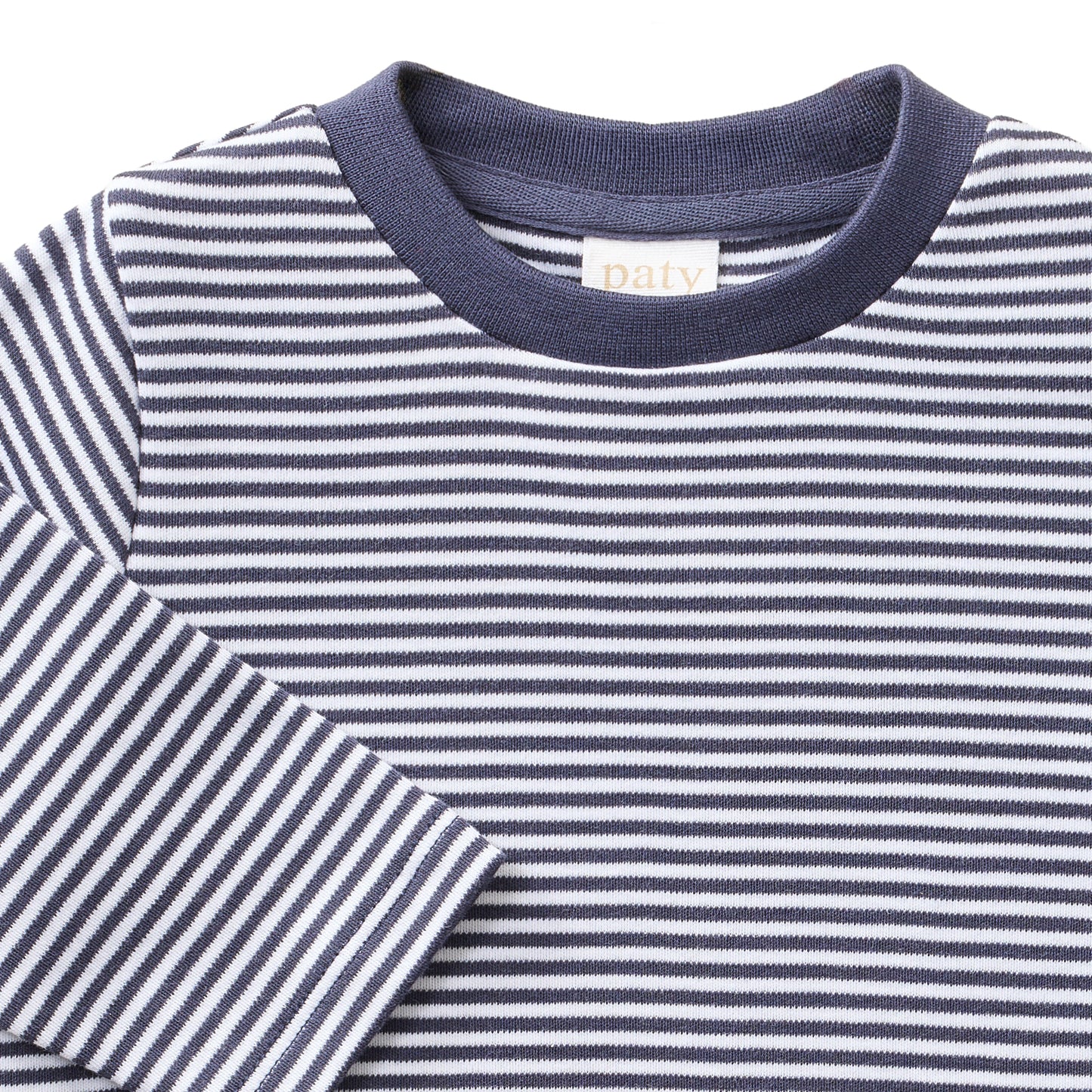 Paty Organic Cotton Long Sleeve Striped T-Shirt