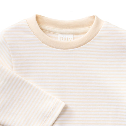Paty Organic Cotton Long Sleeve Striped T-Shirt